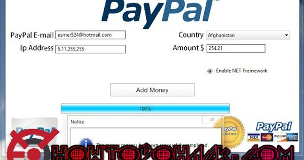 free paypal money adder download without survey or human verification